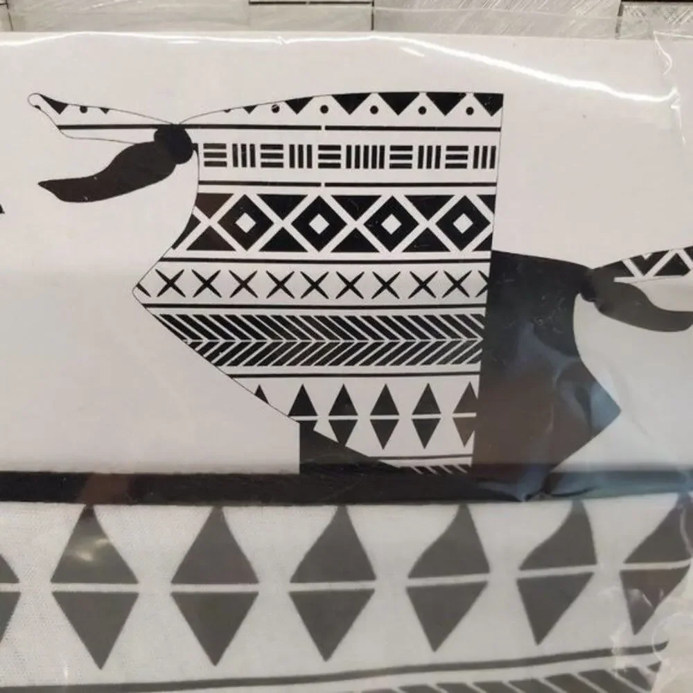 Bandana Mask Reversible Black White NEW
